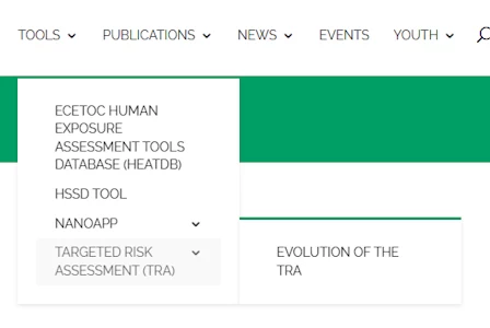 プルダウンメニュー