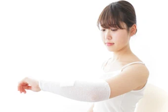 怪我をした女性