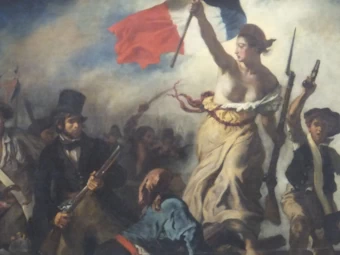 民衆を率いる自由の女神