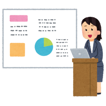 研修をする講師